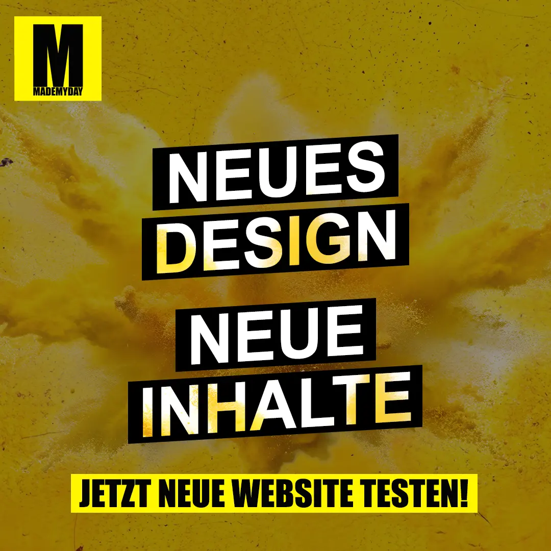 MadeMyDay Neue Webseite